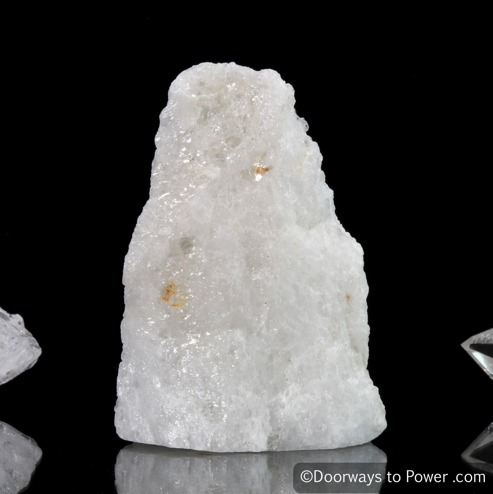 White Azeztulite Crystal Altar Stone