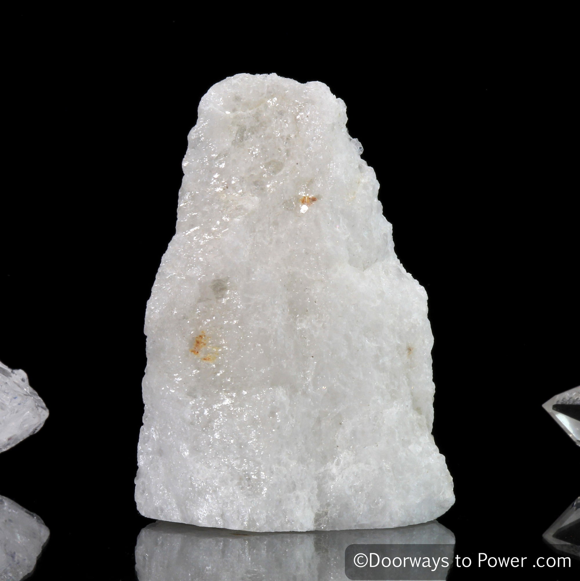 White Azeztulite Crystal Altar Stone
