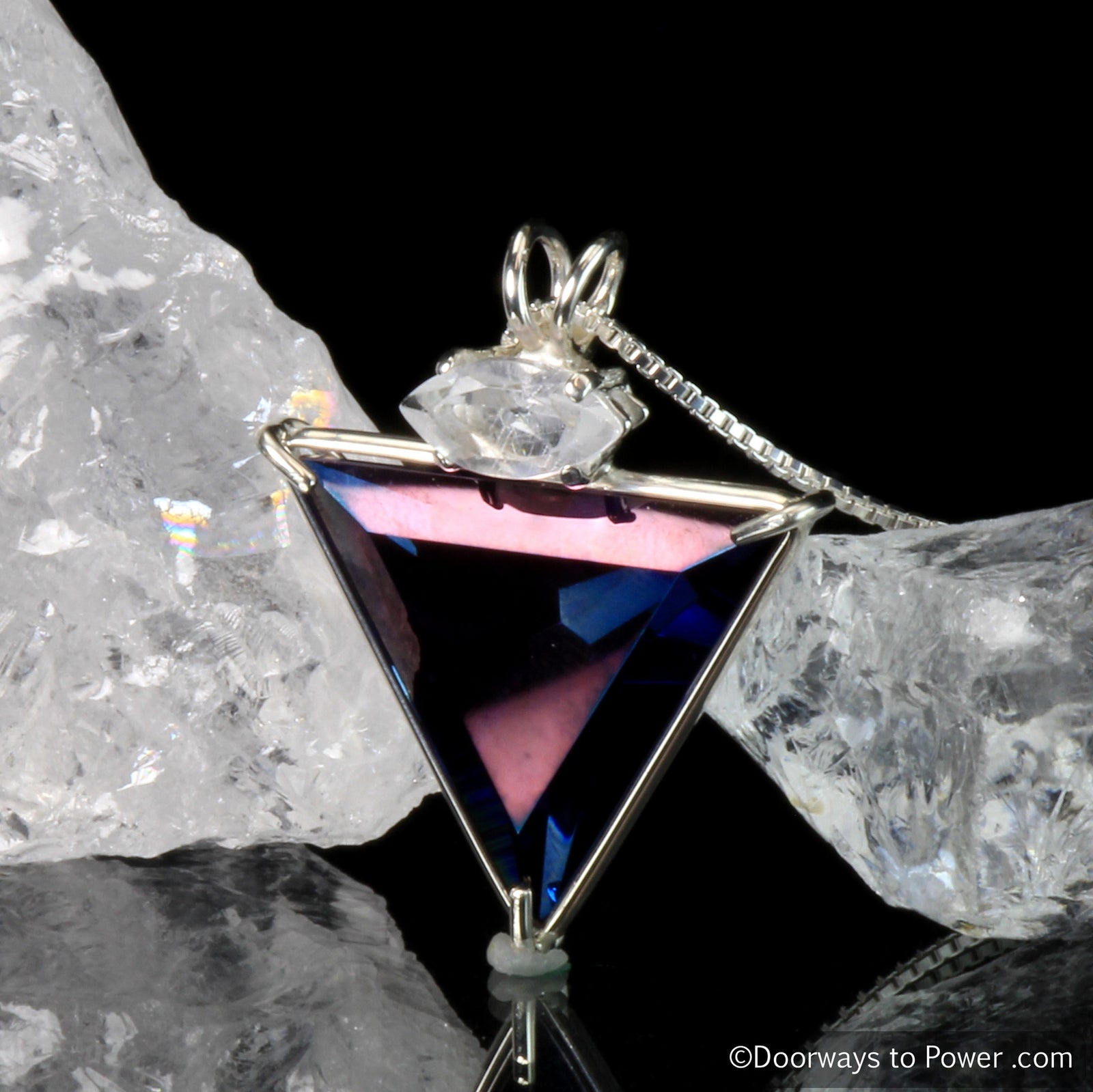 Tanzine Aura Angelic Star Pendant with Quartz