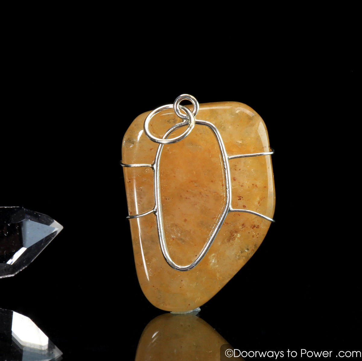 Himalaya Gold Azeztulite Pendant Azozeo Activated