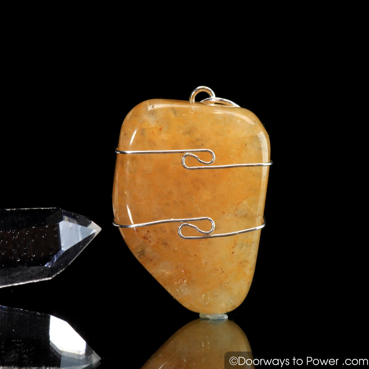 Himalaya Gold Azeztulite Pendant Azozeo Activated