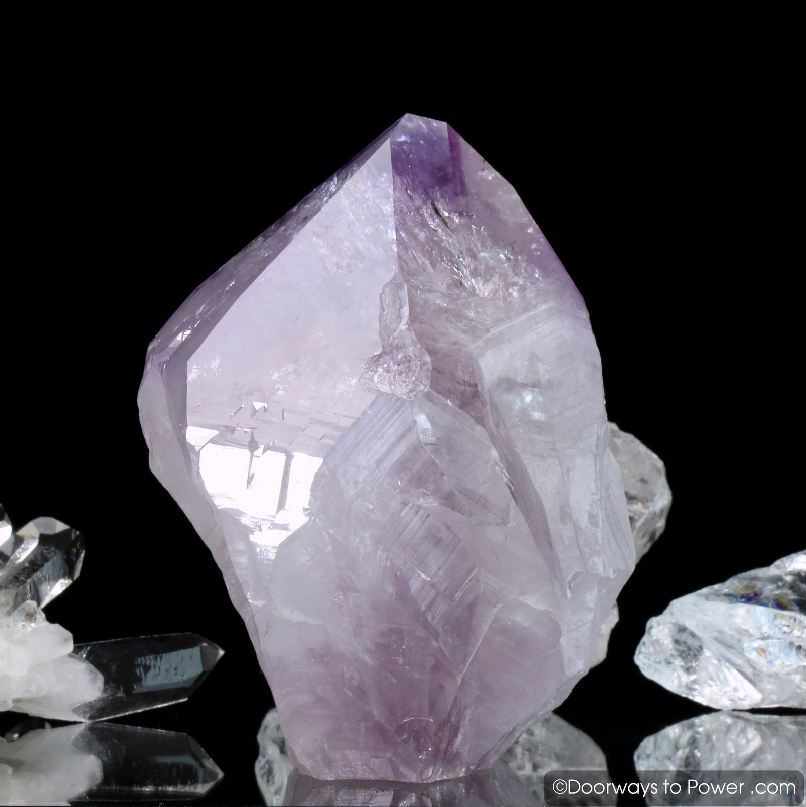 John of God Amethyst Casa Crystal Point w/ Record Keeper