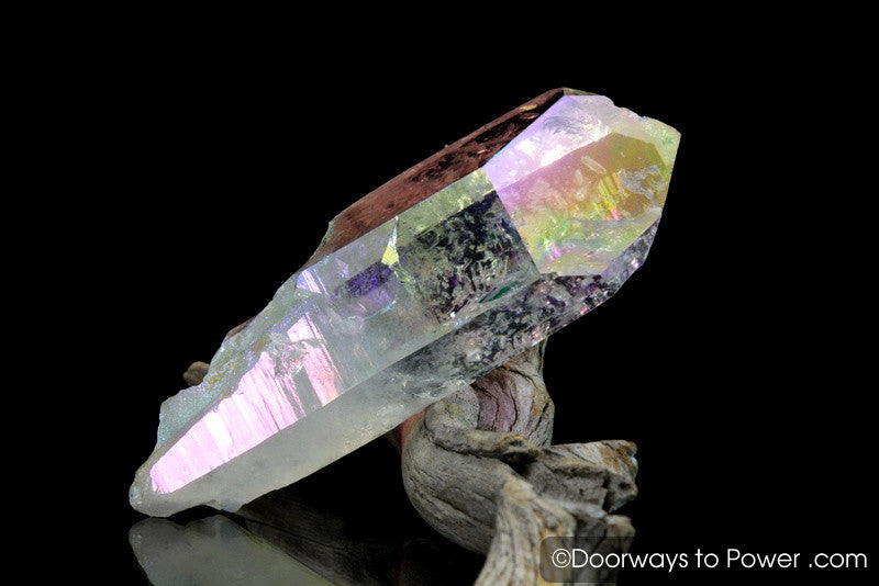 Angel Aura Lemurian Temple Heart Dow Record Keeper Crystal