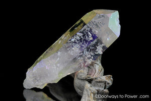 Angel Aura Lemurian Temple Heart Dow Record Keeper Crystal