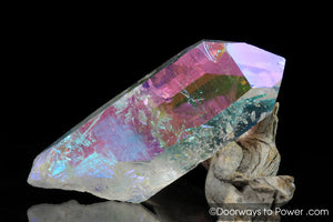 Angel Aura Lemurian Temple Heart Dow Record Keeper Crystal