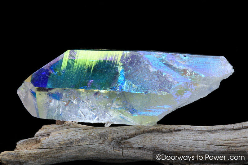 Angel Aura Lemurian Temple Heart Dow Record Keeper Crystal