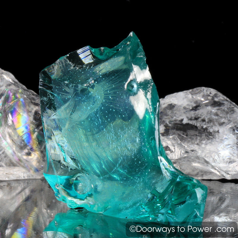 Cyan Angeles Andara Crystal 'Celestial Messenger'