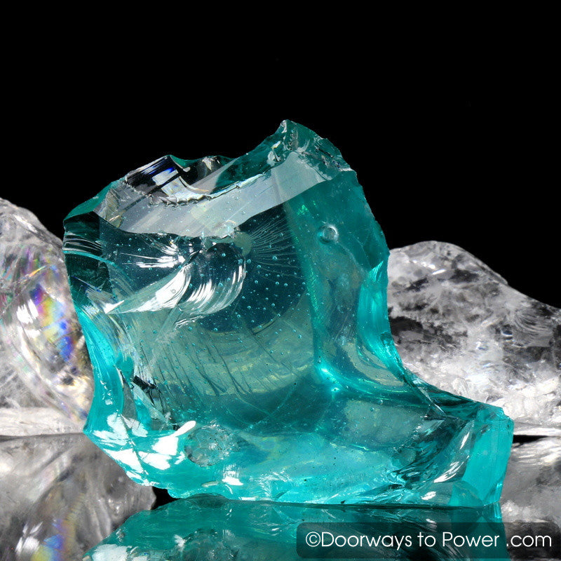 Cyan Angeles Andara Crystal 'Celestial Messenger'