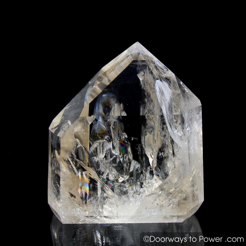 Golden Lemurian Pleiadian Starbrary Record Keeper Power Crystal