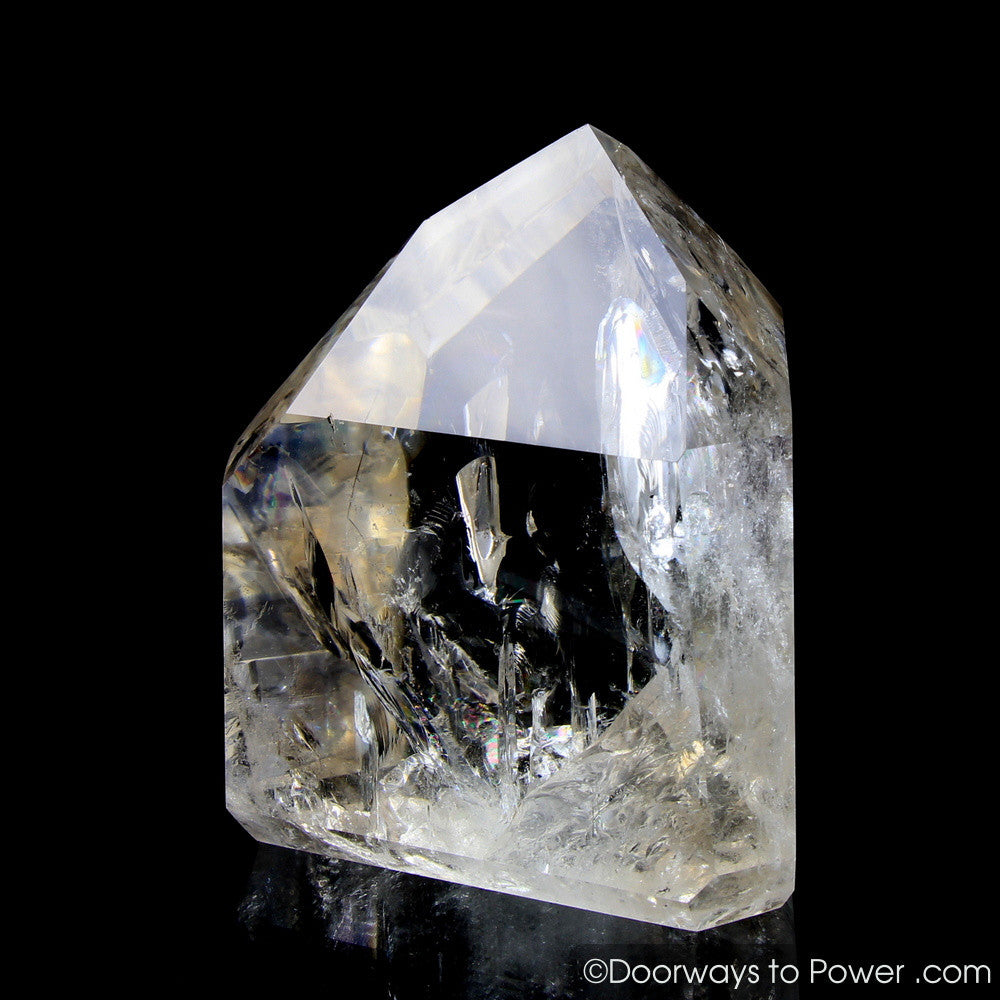 Golden Lemurian Pleiadian Starbrary Record Keeper Power Crystal