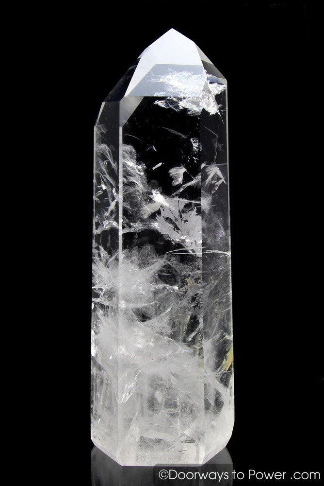 John of God Devic Temple Casa Crystal Point 'Lifted By Angels'  A +++