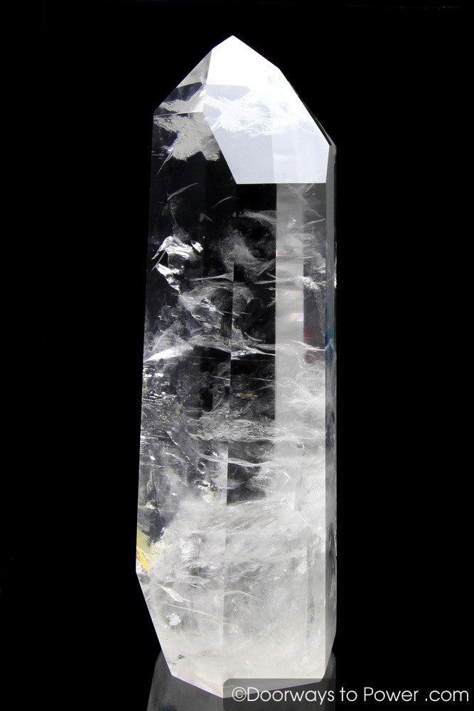 John of God Devic Temple Casa Crystal Point 'Lifted By Angels'  A +++