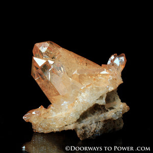 Reserved for MT Tangerine Aura Imperial Gold Twin Channeling Abundance Crystal