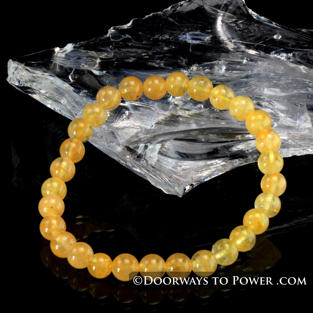 Himalaya Gold Azeztulite Abundance Crystal Energy Bracelets