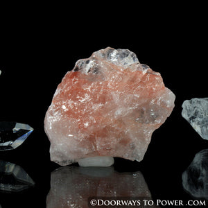 Pink Fire Azeztulite Crystal Azozeo Activated