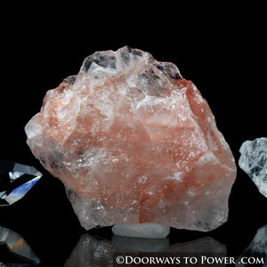 Pink Fire Azeztulite Crystal Azozeo Activated
