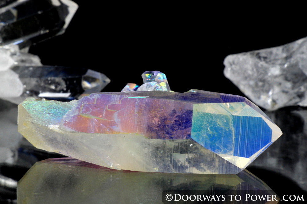 Angel Aura Pleiadian Starbrary Tantric Twin Crystal 'Angel Ship'