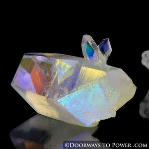 Angel Aura Pleiadian Starbrary Tantric Twin Crystal 'Angel Ship'