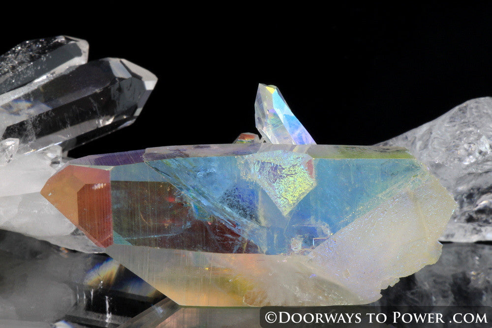Angel Aura Pleiadian Starbrary Tantric Twin Crystal 'Angel Ship'