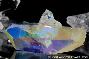 Angel Aura Pleiadian Starbrary Tantric Twin Crystal 'Angel Ship'