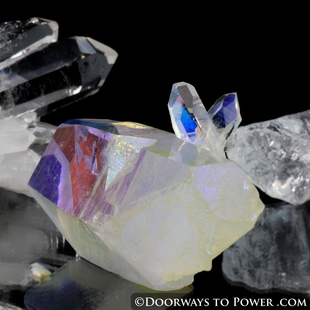 Angel Aura Pleiadian Starbrary Tantric Twin Crystal 'Angel Ship'