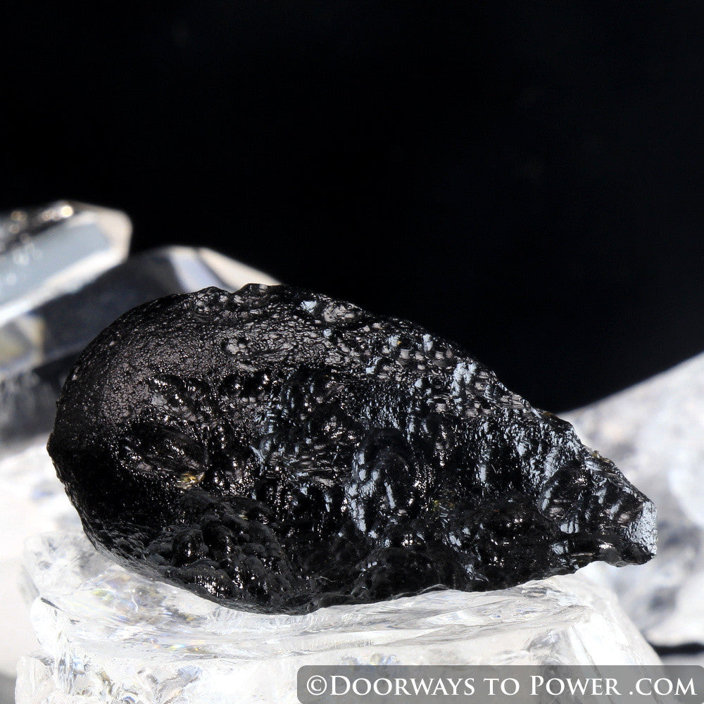 Rare Tibetan Tektite Specimen Synergy 12 Stone 'Collectors Quality' A