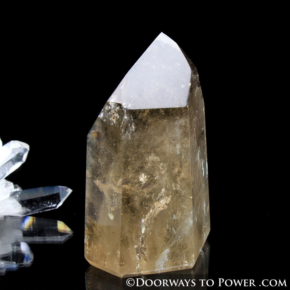 Casa Crystal Citrine Temple Heart Dow Abundance Crystal Point