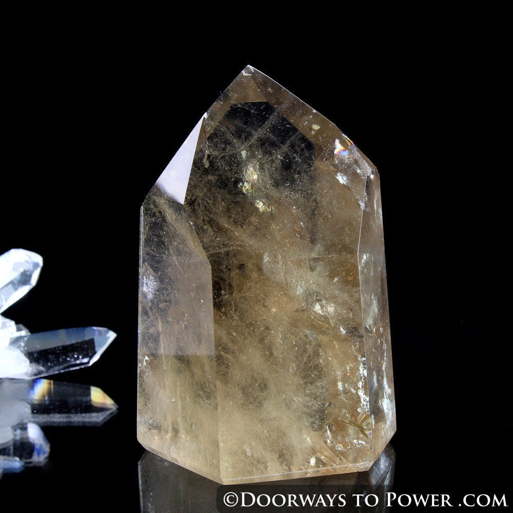 Casa Crystal Citrine Temple Heart Dow Abundance Crystal Point