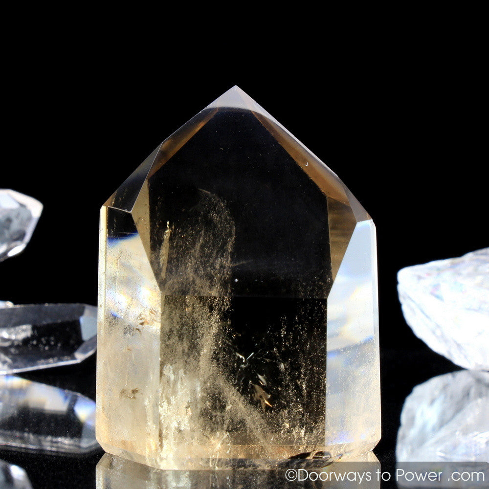 Casa Crystal Citrine Temple Heart Dow Abundance Crystal Point