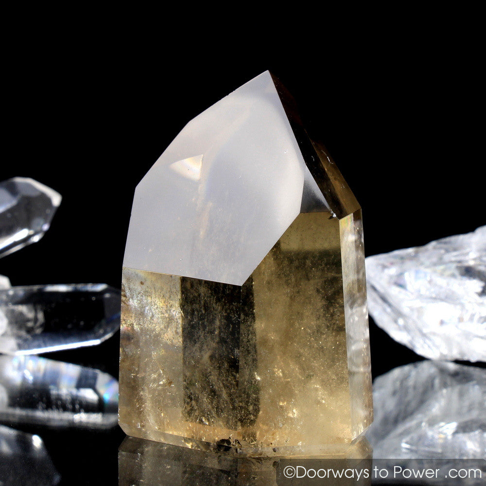 Casa Crystal Citrine Temple Heart Dow Abundance Crystal Point