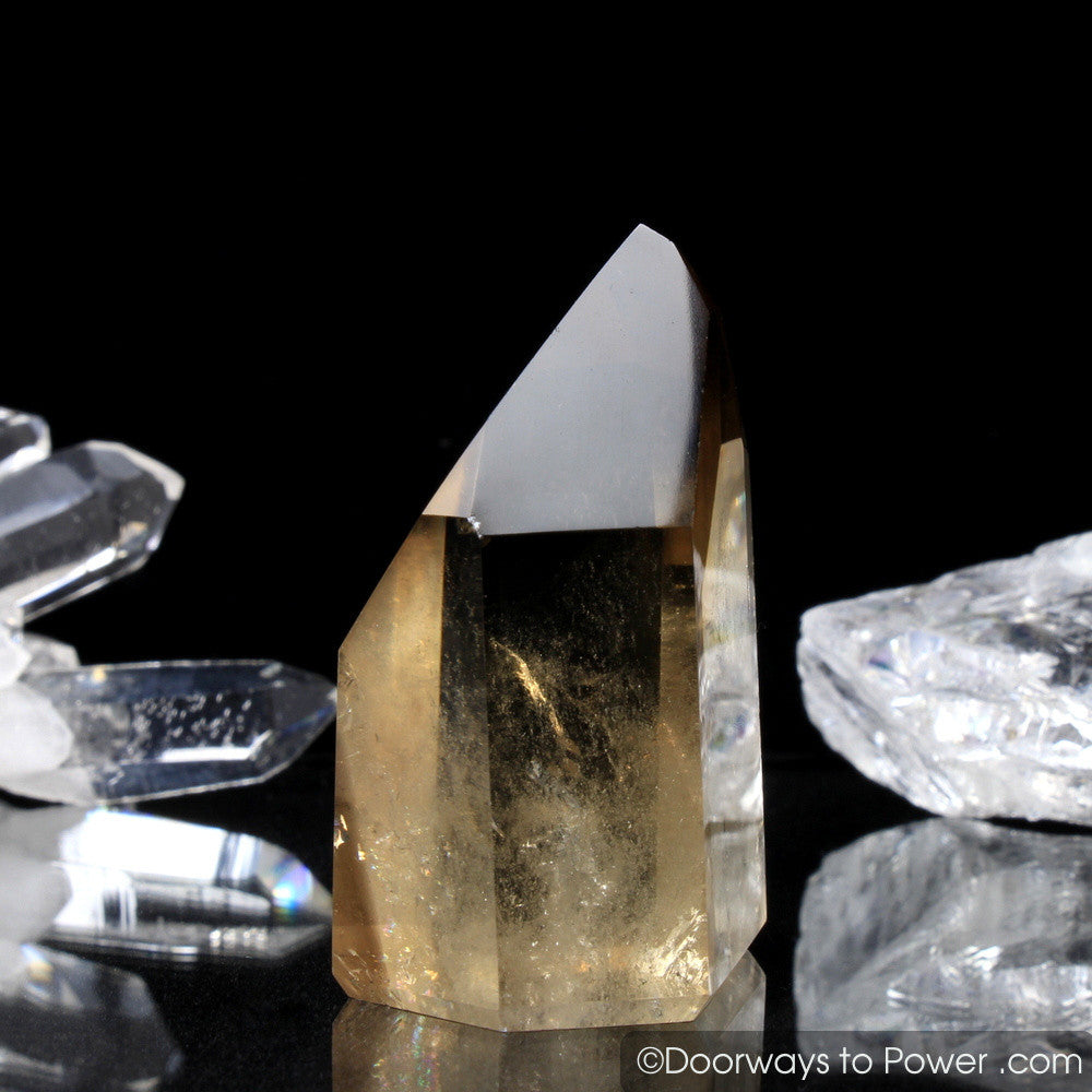 Casa Crystal Citrine Temple Heart Dow Abundance Crystal Point