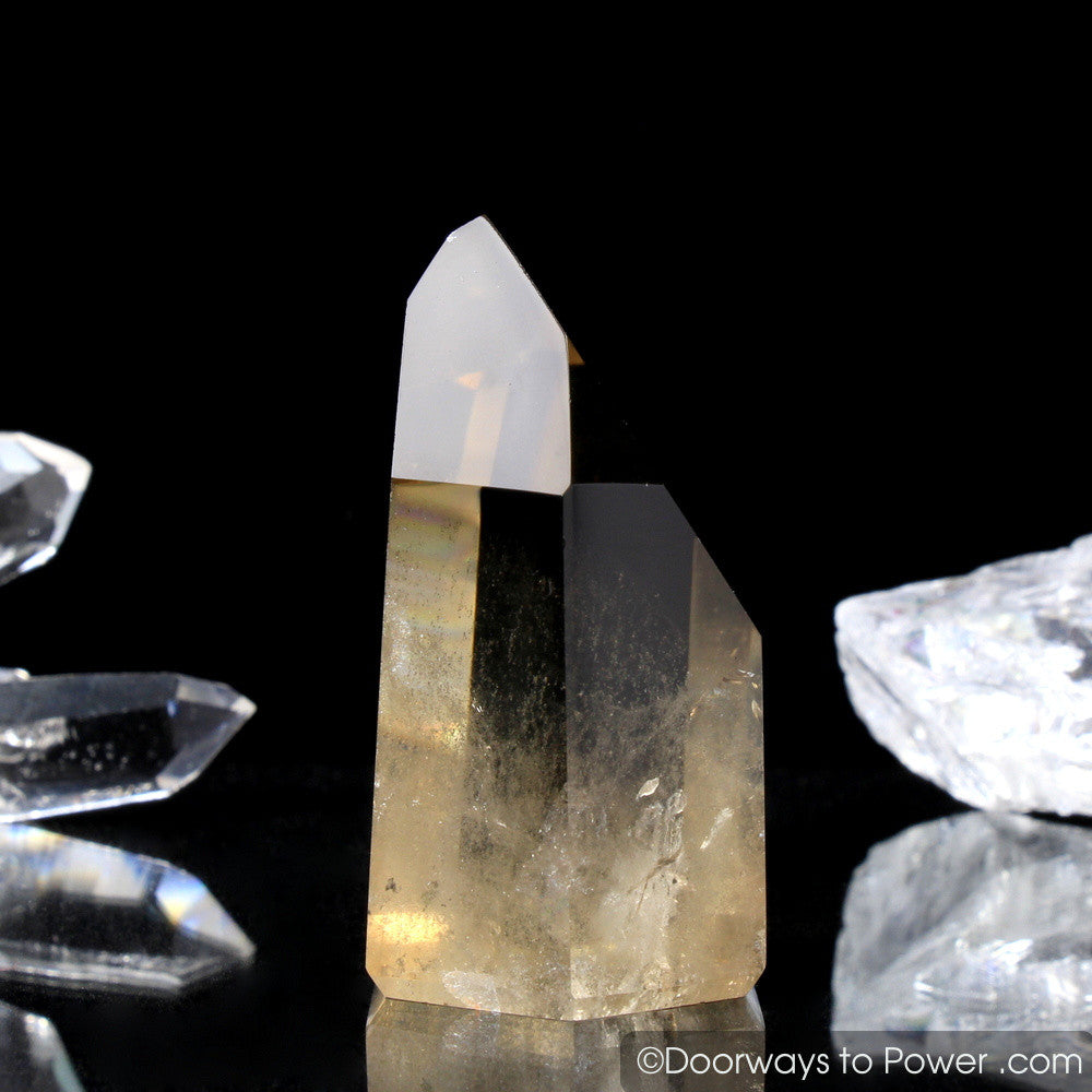 Casa Crystal Citrine Temple Heart Dow Abundance Crystal Point