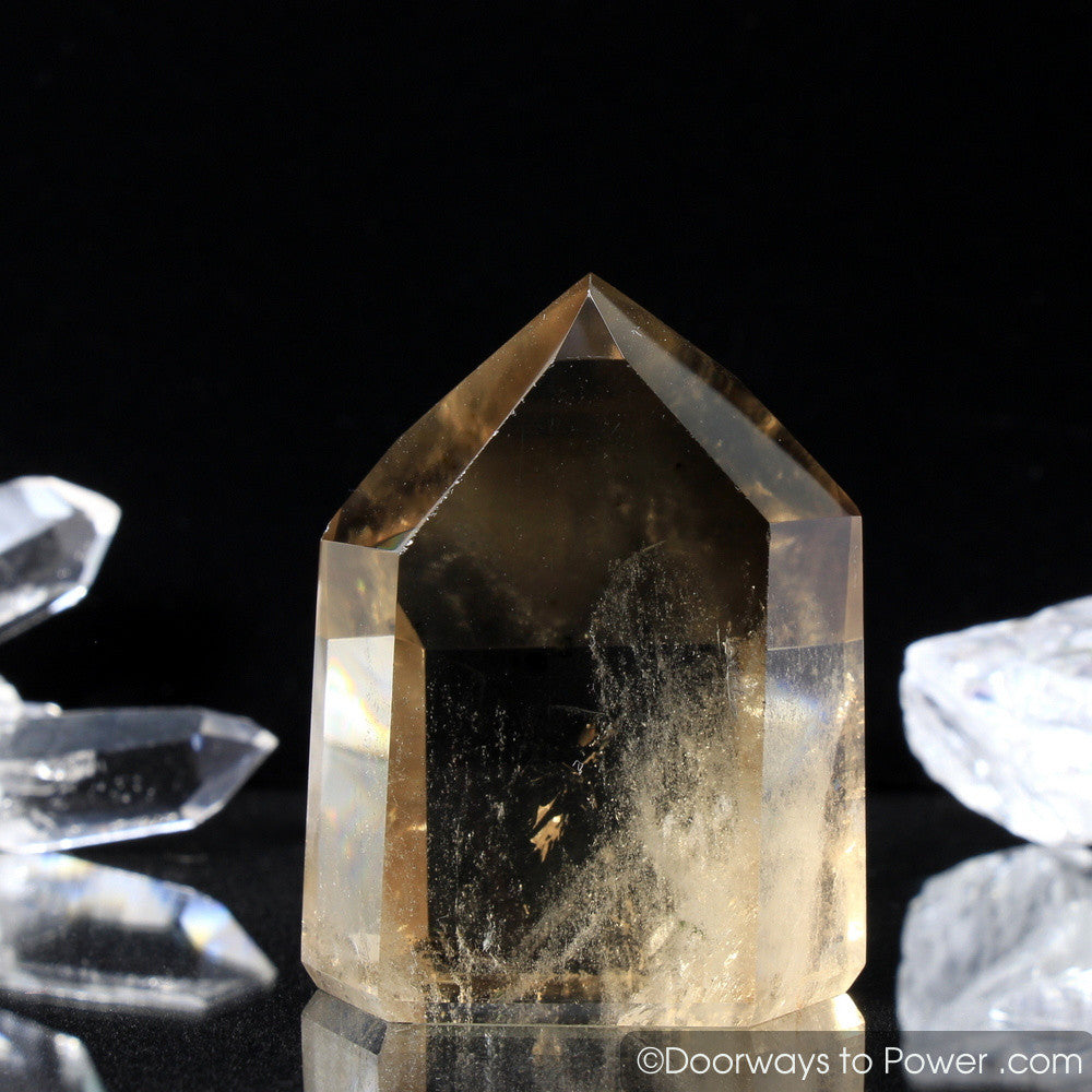 Casa Crystal Citrine Temple Heart Dow Abundance Crystal Point