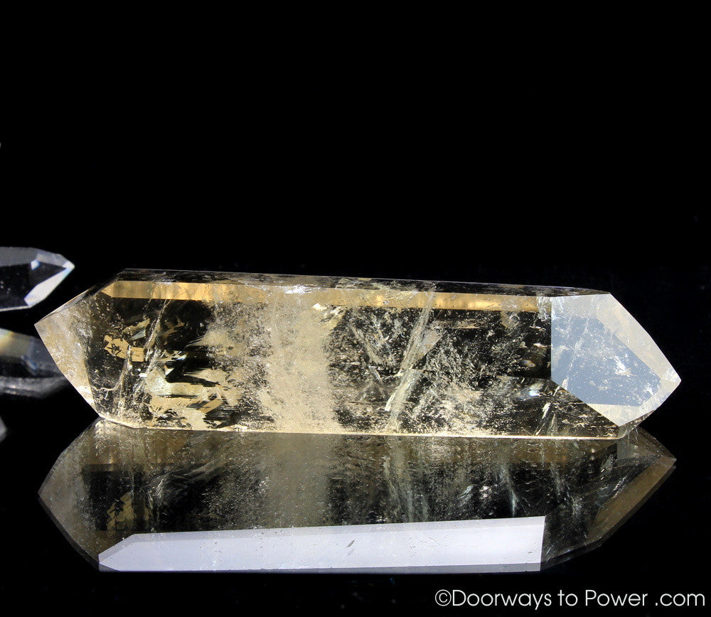 Casa Crystal Citrine Temple Heart Dow Double Terminated RARE