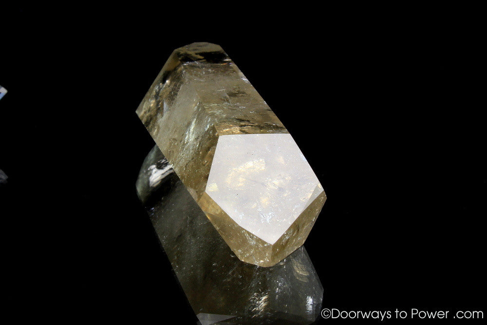 Casa Crystal Citrine Temple Heart Dow Double Terminated RARE