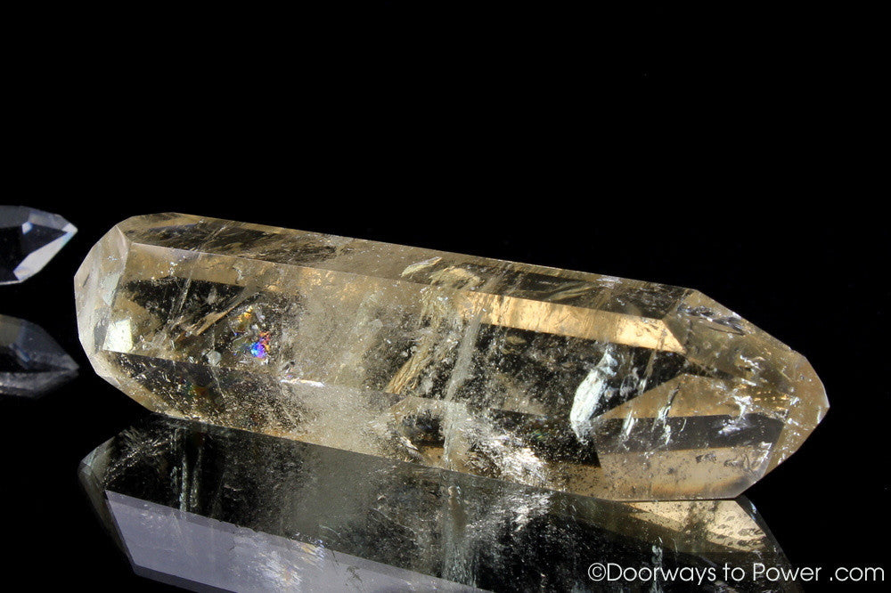 Casa Crystal Citrine Temple Heart Dow Double Terminated RARE