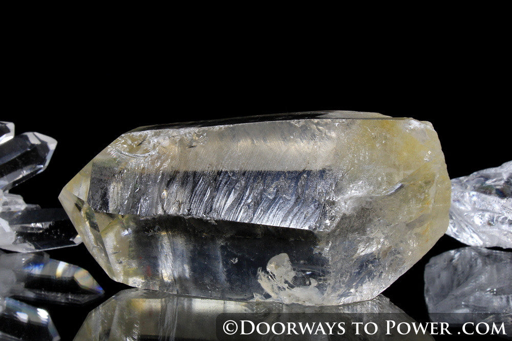 Golden Lemurian Seed Pleiadian Starbrary Record Keeper Crystal