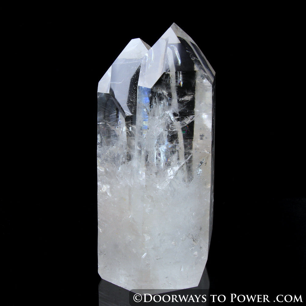 Lemurian Quartz Twin Record Keeper Crystal 'TWO SOULS' Collectors Quality