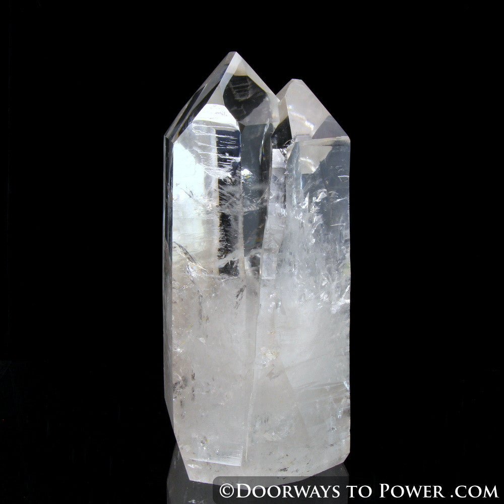 Lemurian Quartz Twin Record Keeper Crystal 'TWO SOULS' Collectors Quality