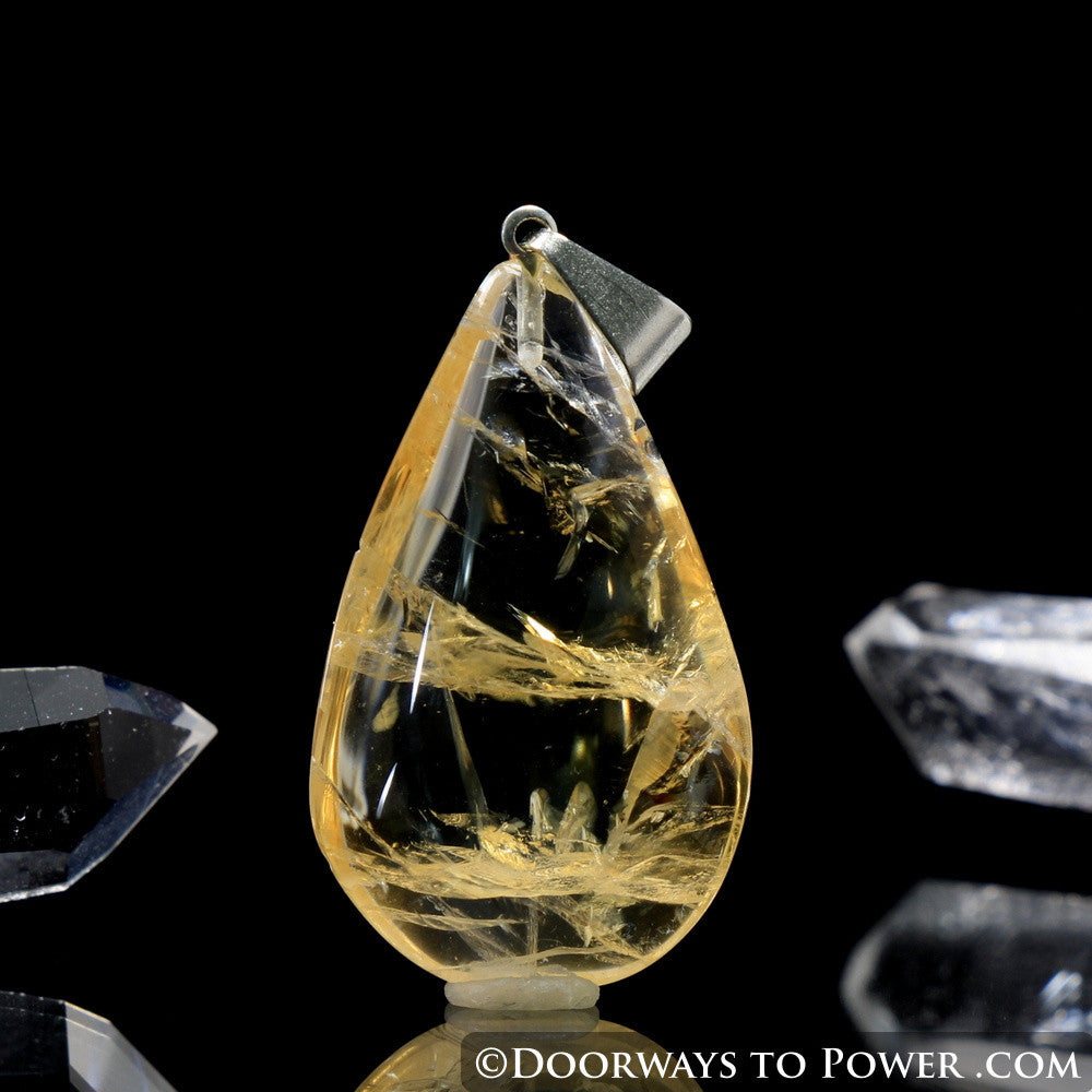 Casa Crystal Drop Pendant | Citrine John of God