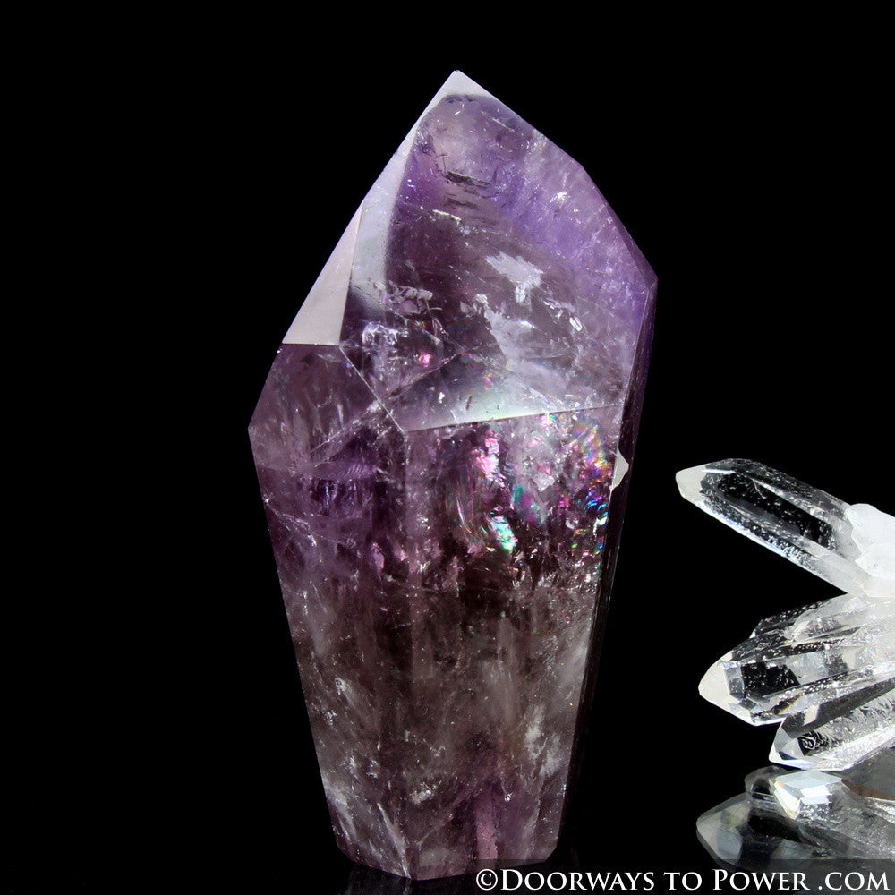 Casa Crystal Amethyst Quartz Point | Temple Heart Dow | 'Violet Flame'