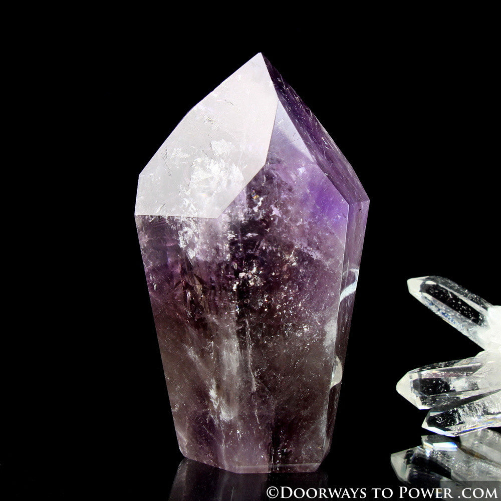Casa Crystal Amethyst Quartz Point | Temple Heart Dow | 'Violet Flame'