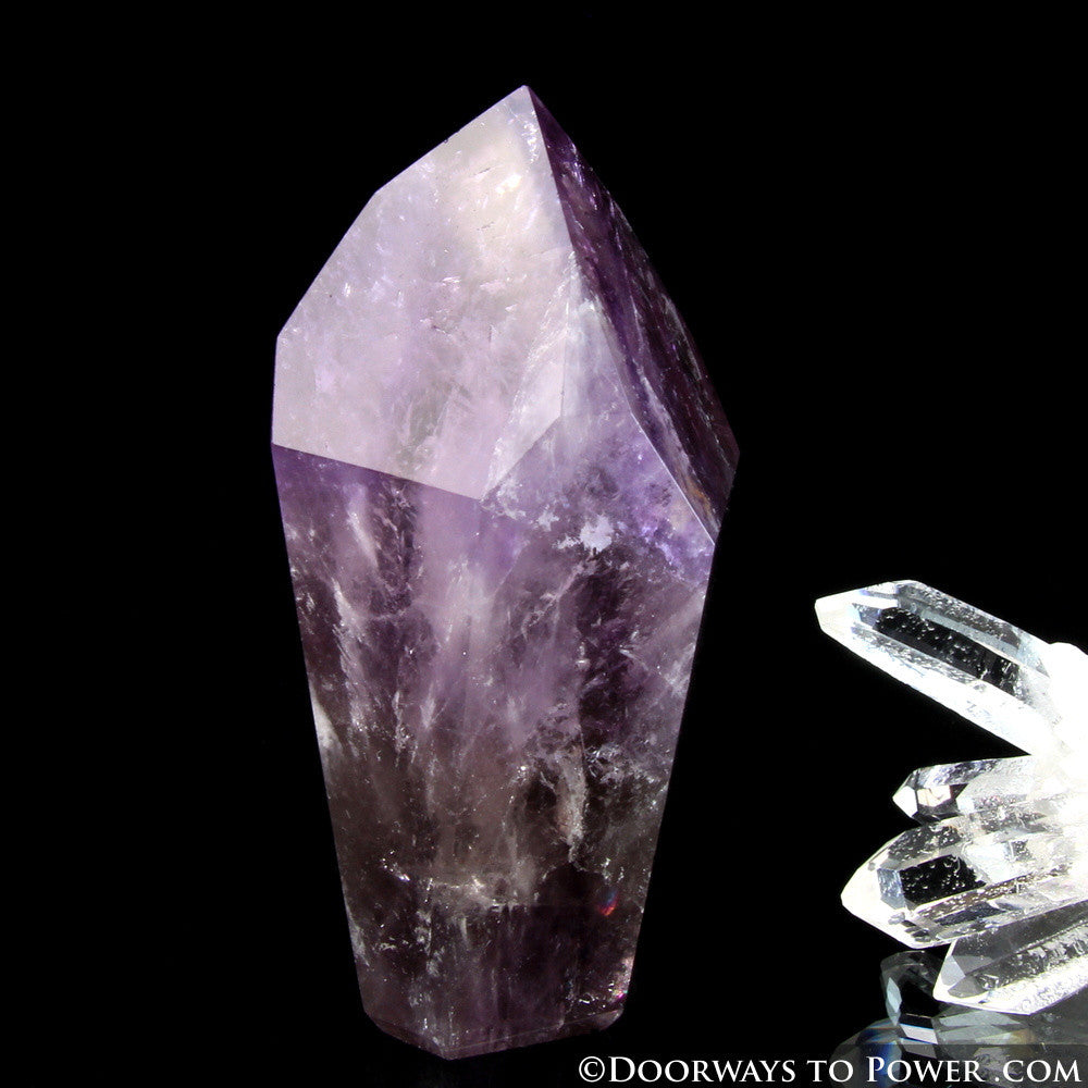 Casa Crystal Amethyst Quartz Point | Temple Heart Dow | 'Violet Flame'