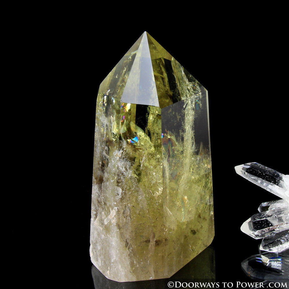 Citrine & Smokey Casa Crystal Point | Devic Temple & Rainbows 'Very Rare'
