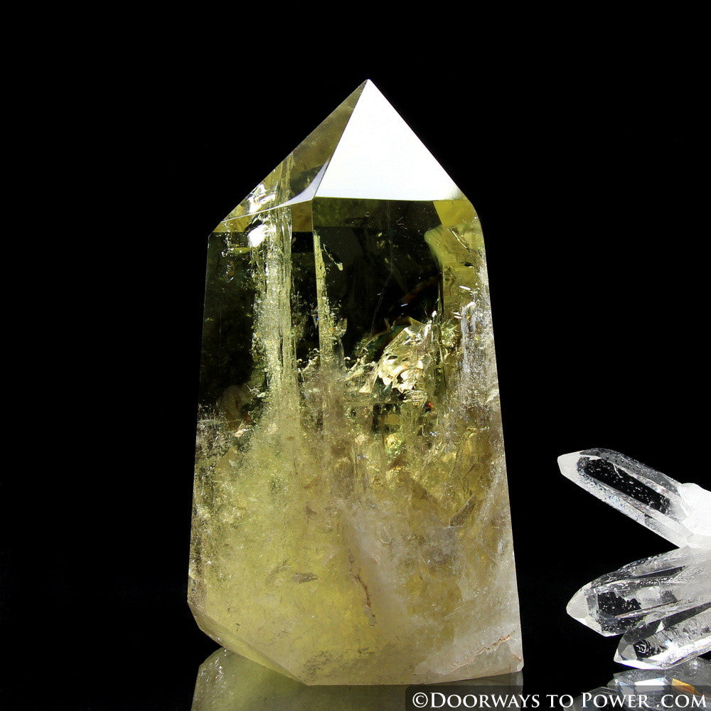 Citrine & Smokey Casa Crystal Point | Devic Temple & Rainbows 'Very Rare'