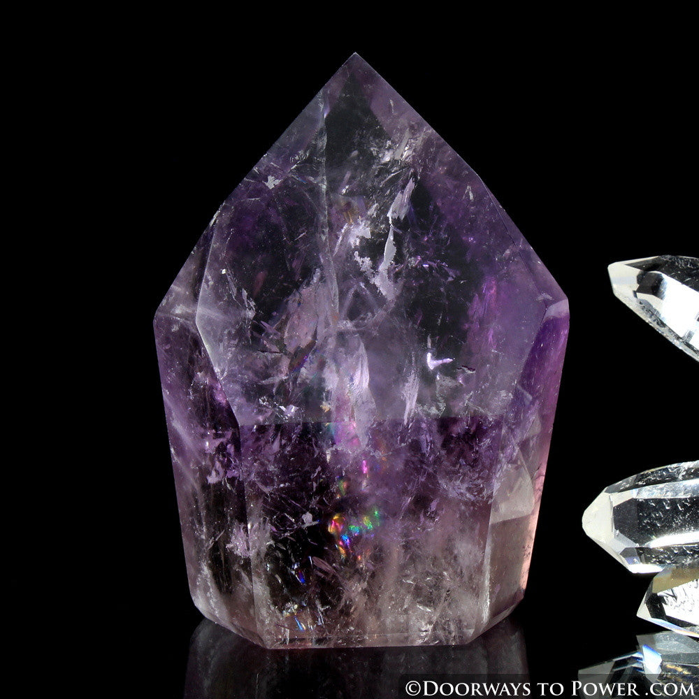 Casa Crystal Amethyst Quartz Point | Temple Heart Dow | 'Violet Flame'