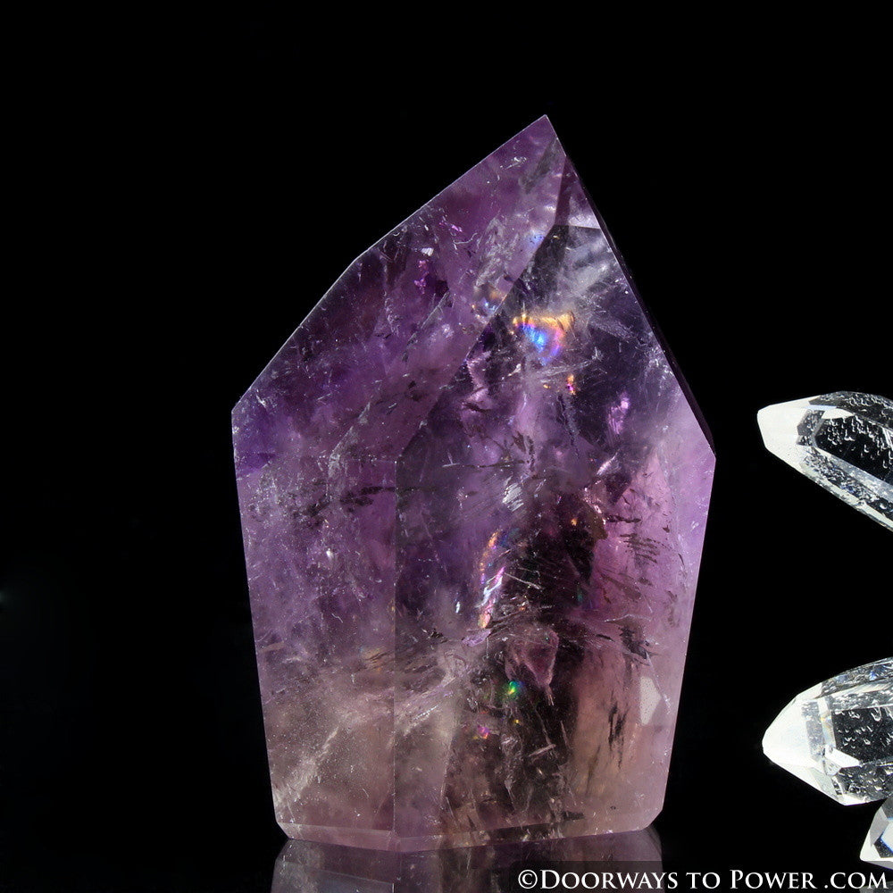 Casa Crystal Amethyst Quartz Point | Temple Heart Dow | 'Violet Flame'
