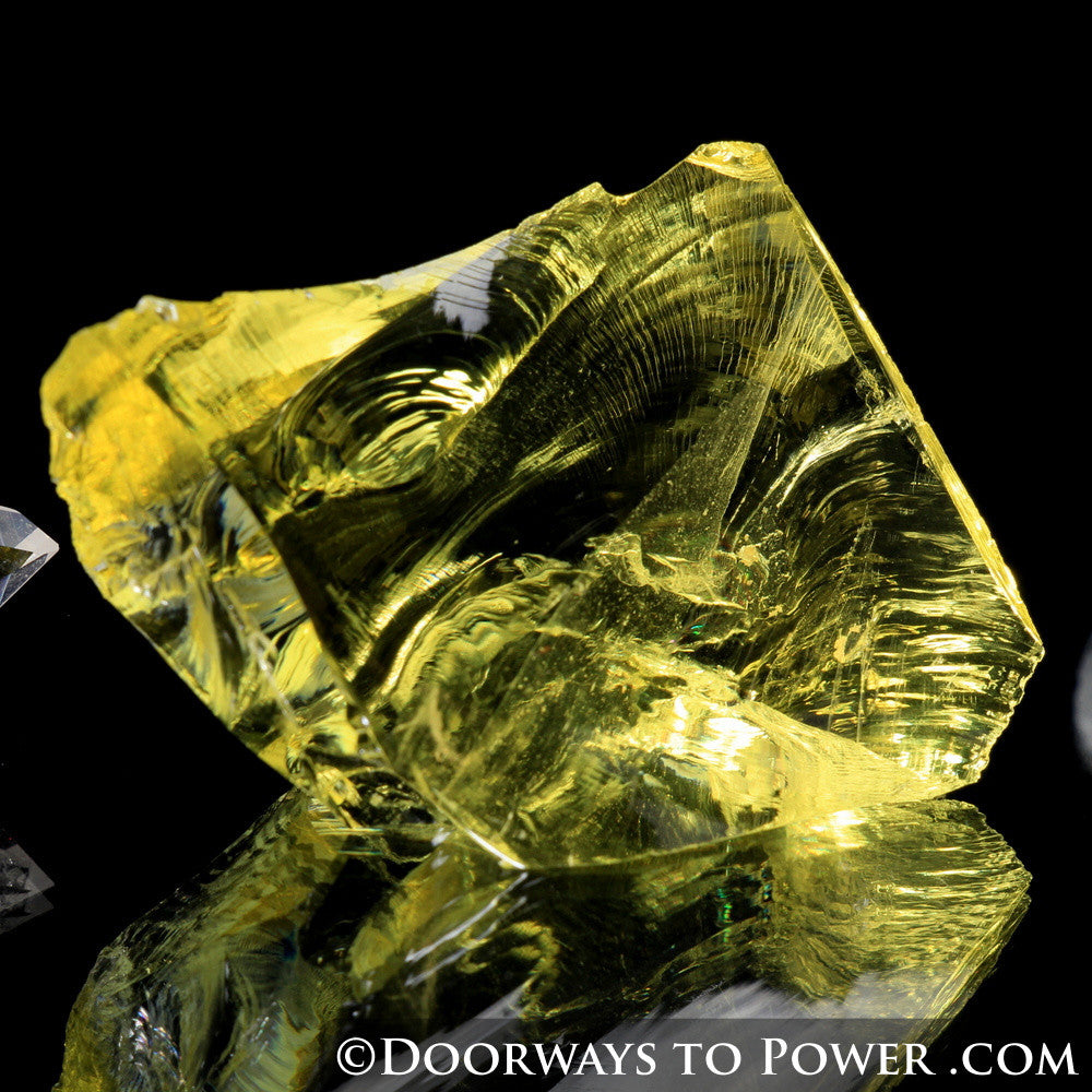 Dynamic Helidor Monatomic Andara Crystal w/ Rainbows