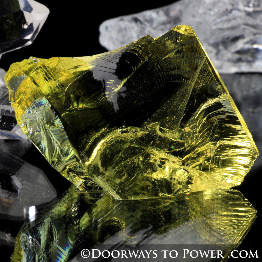 Dynamic Helidor Monatomic Andara Crystal w/ Rainbows