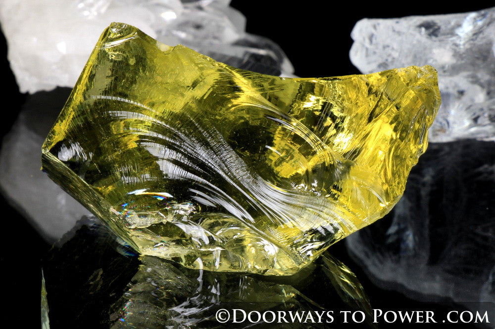 Dynamic Helidor Monatomic Andara Crystal w/ Rainbows